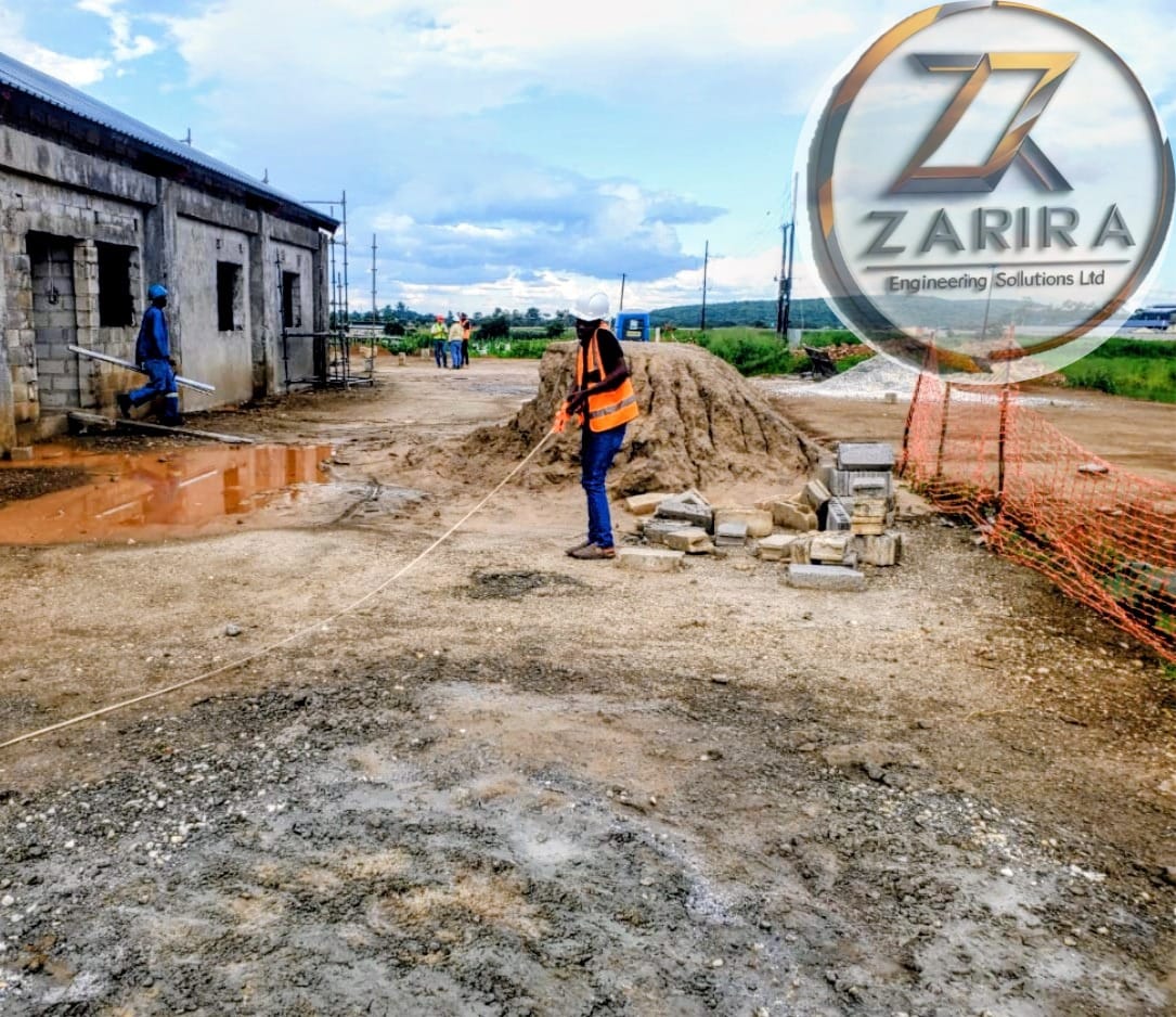 Completed drilling area